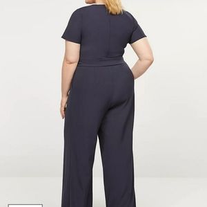 Blue pant jump suit